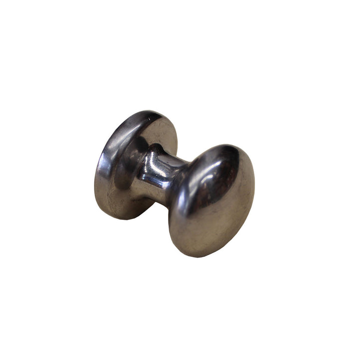 Alpha Inset Chrome Knob