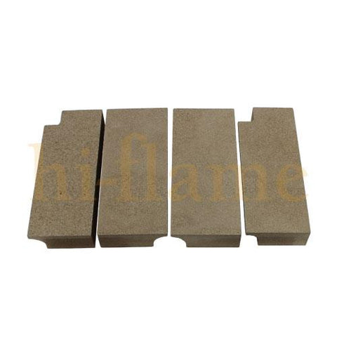 Olymberyl Gabriel Side Fire Brick Set of 4 HF332-21